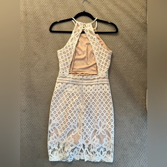 Lulus “Steal a Kiss” White Lace Open Back Dress | Women’s S - Picture 5 of 7